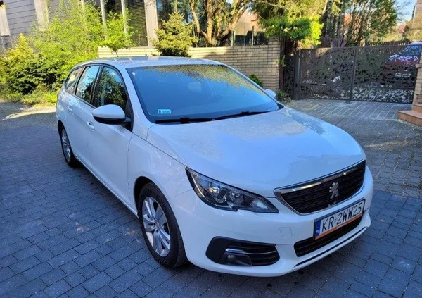 Peugeot 308 cena 36000 przebieg: 162000, rok produkcji 2017 z Kraków małe 232